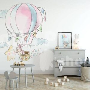 Mural Viaje en globo